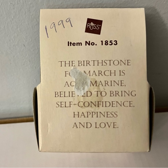 NWT-March Russ Bear of the Month, Vintage 90’s - Picture 5 of 6